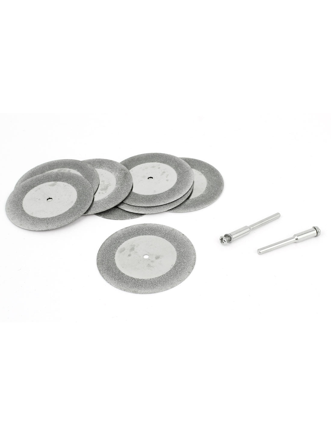 Harfington 10 Pcs 50mm Diamond Coated Rotary Cut Off Grinding Wheel Discs w 1/8" Mandrel