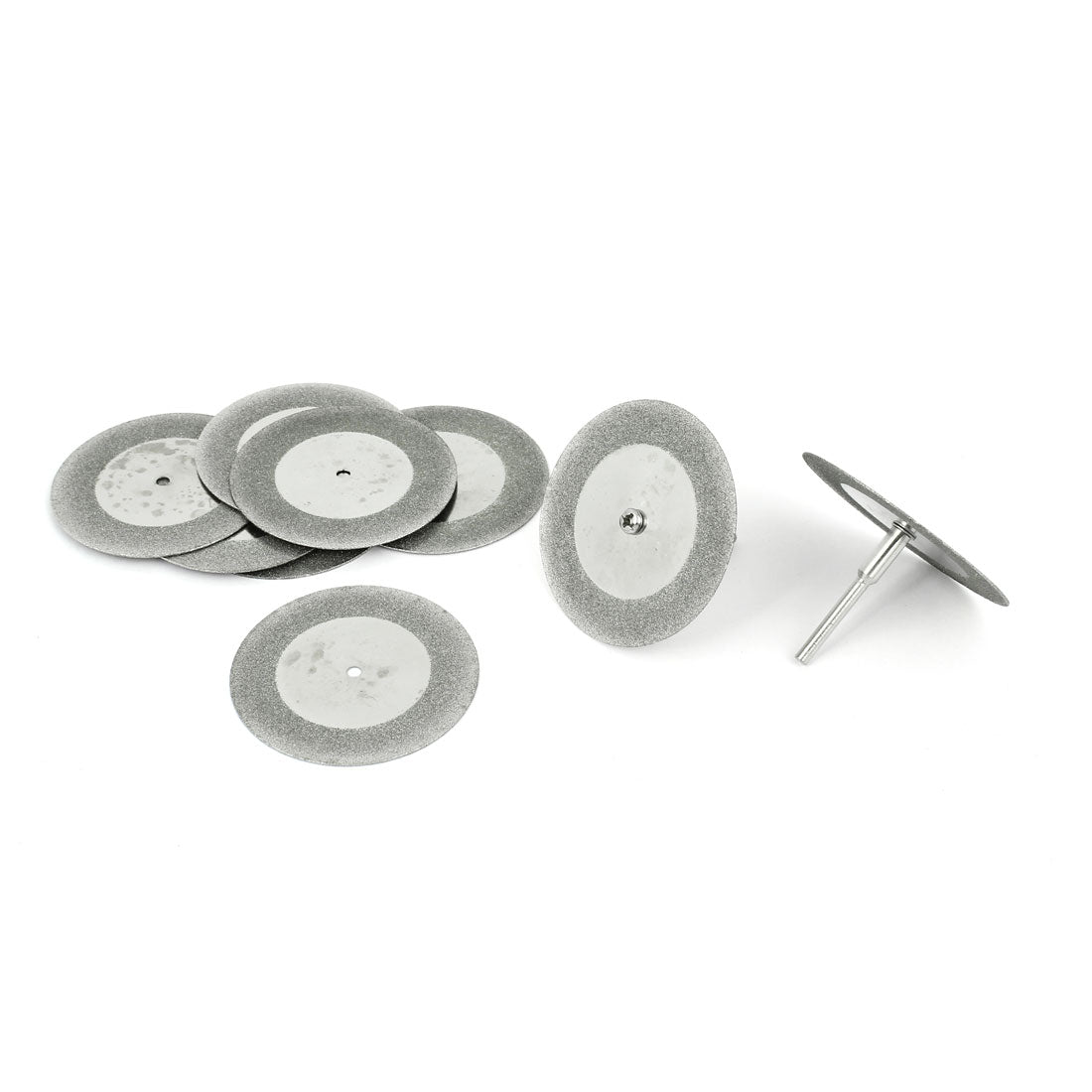 Harfington 10 Pcs 50mm Diamond Coated Rotary Cut Off Grinding Wheel Discs w 1/8" Mandrel