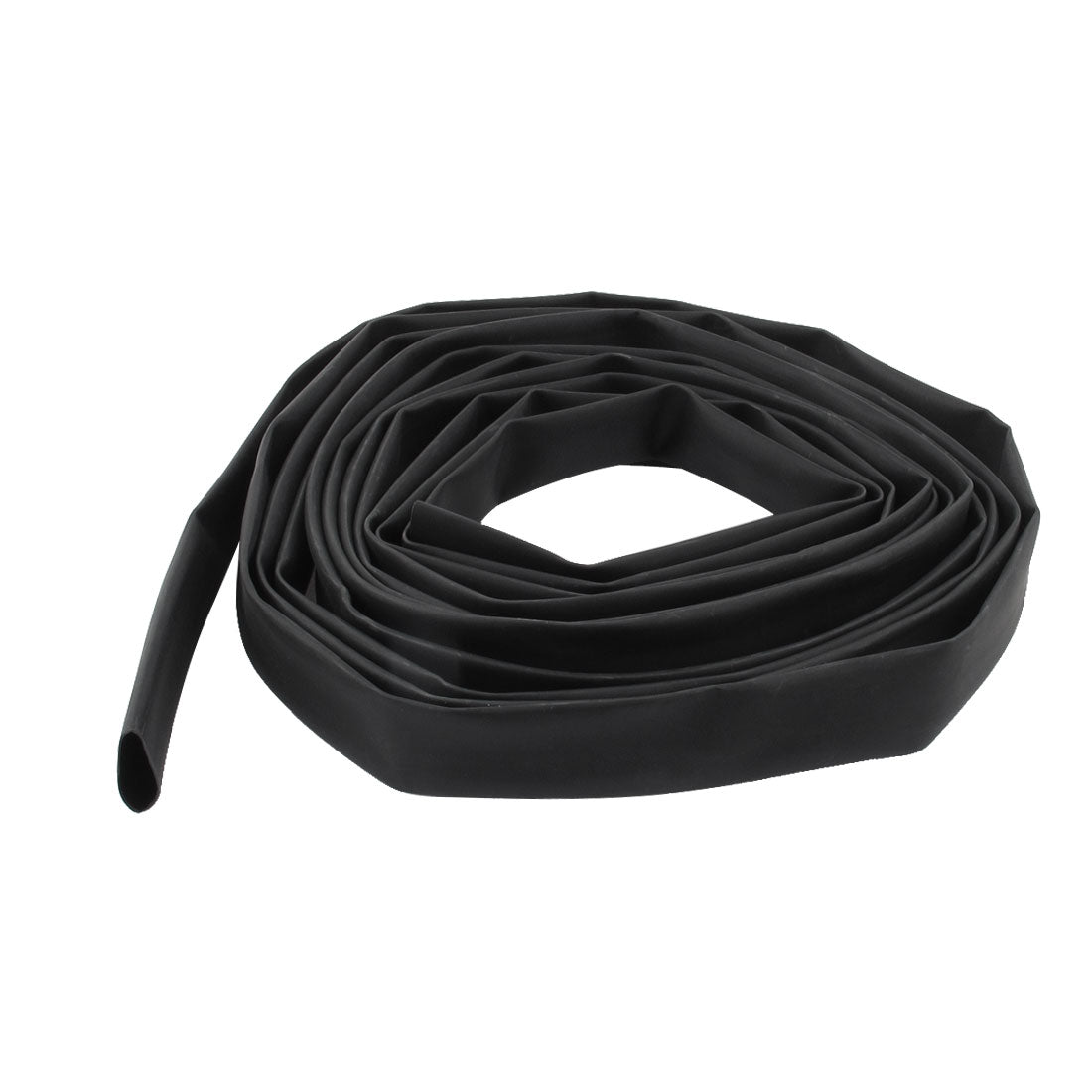 Harfington 15mm 3:1 Black Polyolefin Heat Shrink Tubing Sleeve Wrap Wire 5m 16.4ft