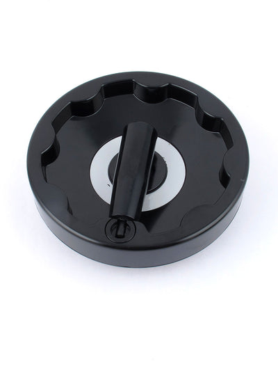 Harfington 16mm x 160mm Inside Ripple Handwheel w Folding Revolving Handle for Machine Lathe