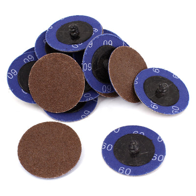 Harfington Sander 50mm 2"inch Dia 60 Grit Sandpaper Sanding Polishing Discs Wheel 20pcs
