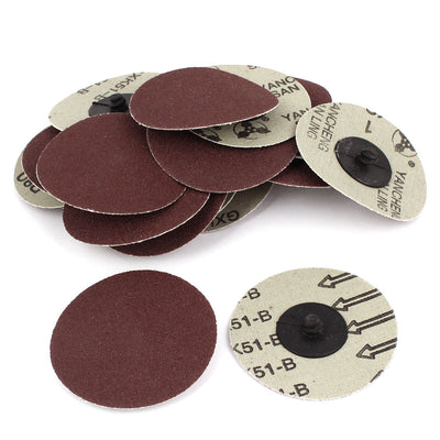 Harfington Sander 75mm 3" Diameter 80 Grit Sandpaper Sanding Polishing Discs Wheel 30pcs
