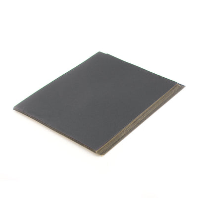 Harfington 25 Pcs 28x23cm Wet Dry Silicon Carbide Waterproof Abrasive Sandpaper Sheets 240 Grit
