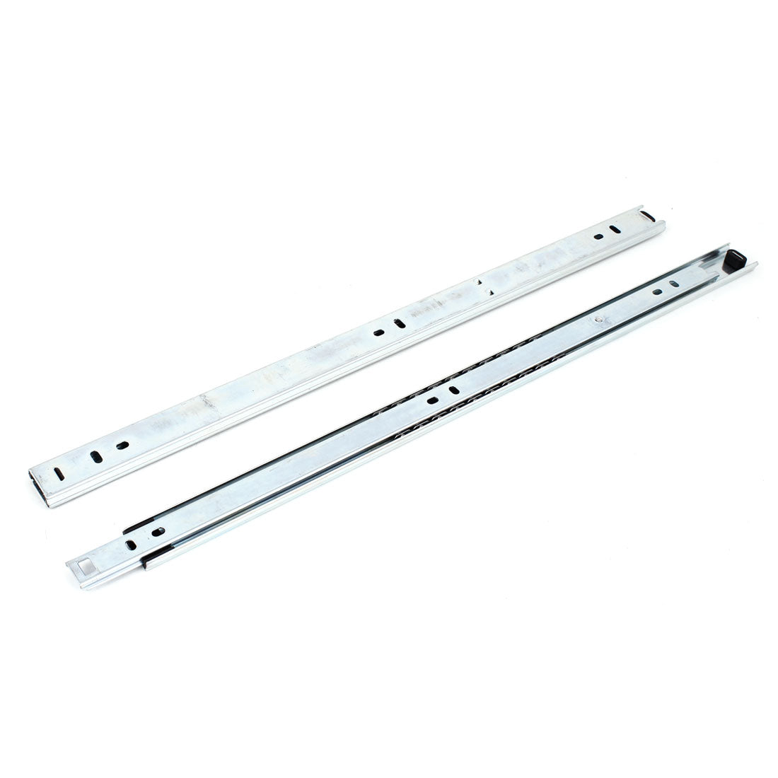 Harfington 17" Telescopic Ball Bearing Side Mount Drawer Slides Runners Rails Pair