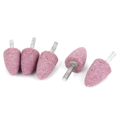 Harfington granito Marble 24mm Dia Cone Head Polishing Mounted Point Polisher 5pcs