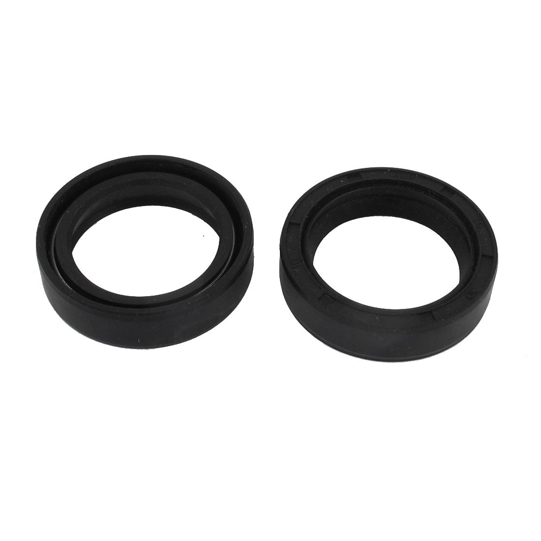 Harfington Oil Seals, Nitrile Butadiene Rubber Black Pack of 2