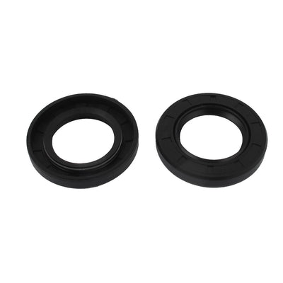 Harfington Oil Seals, Nitrile Butadiene Rubber Black Pack of 2