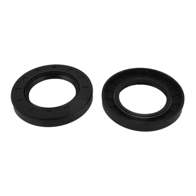 Harfington Oil Seals, Nitrile Butadiene Rubber Black Pack of 2