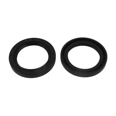Harfington Oil Seals, Nitrile Butadiene Rubber Black Pack of 2
