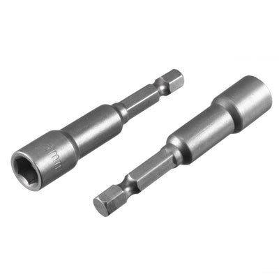 Harfington 8mm Hexagon Magnetic Nut Socket Driver Bit Adapter 65mm Length 5 Pcs