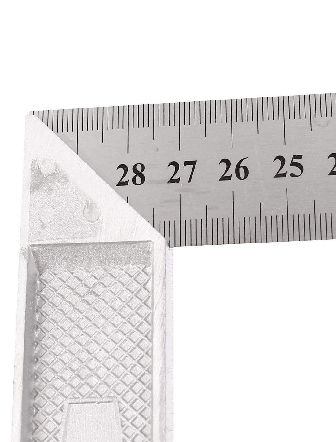 Harfington 0-300mm Alumium L Shaped Angle Square Ruler Measuring Tool