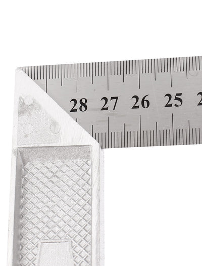 Harfington 0-300mm Alumium L Shaped Angle Square Ruler Measuring Tool