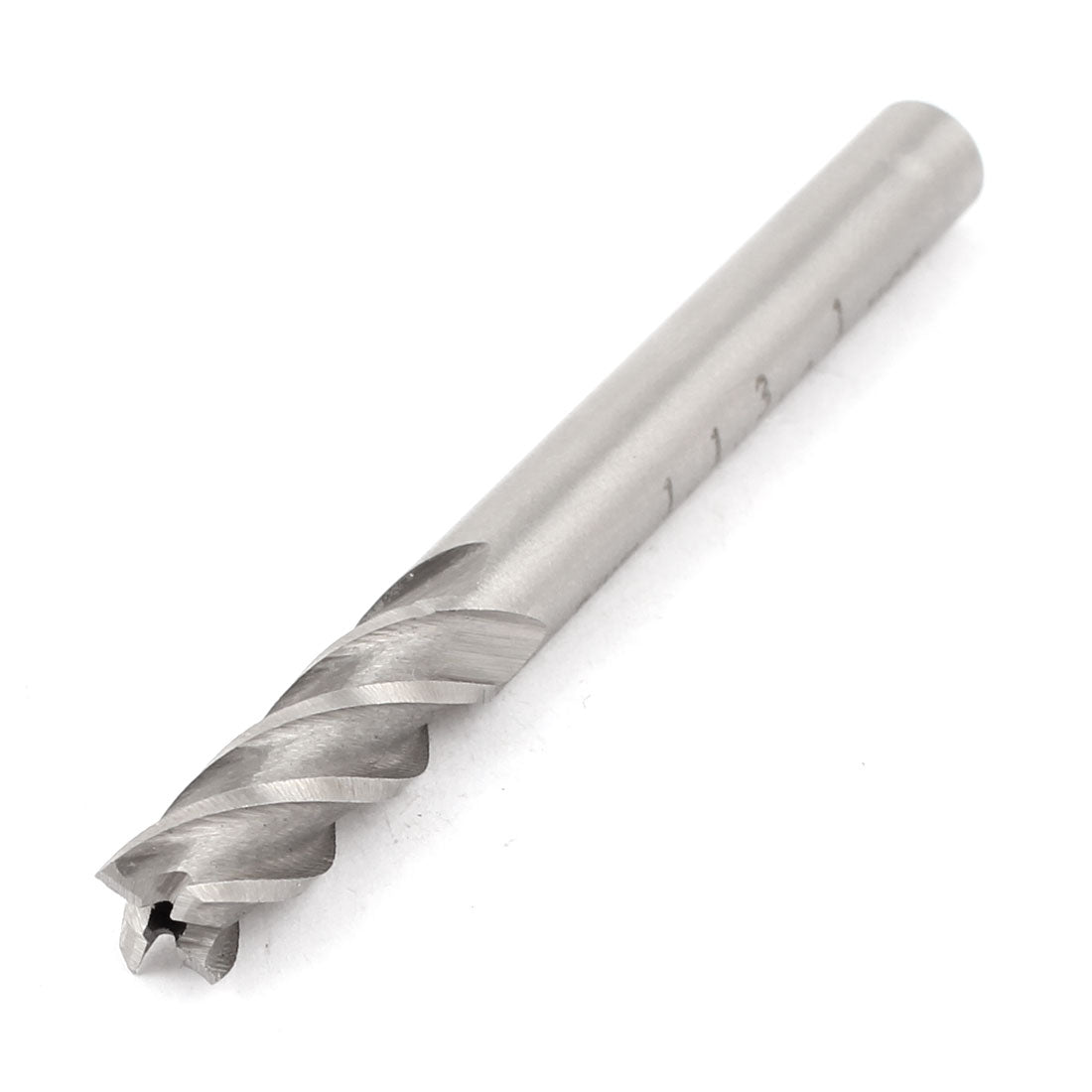 Harfington HSS Straight Shank Spiral 4 Flutes End Mill Cutter 1/4 x 1/4