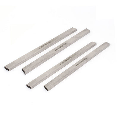Harfington 4 Pcs Machinist Metalworker Cutting Lathe HSS Tool Bit 6mm x 12mm x 200mm