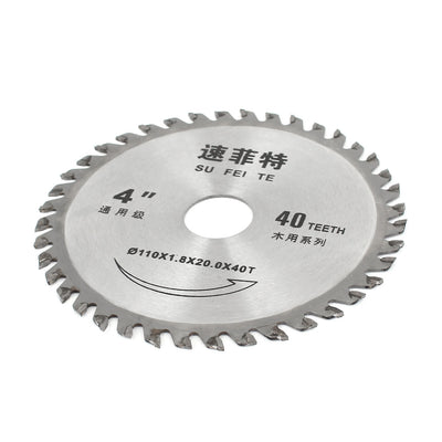Harfington 4" Dia 40 Teeth Circle Milling Slitting Slotting Saw Mill Cutter
