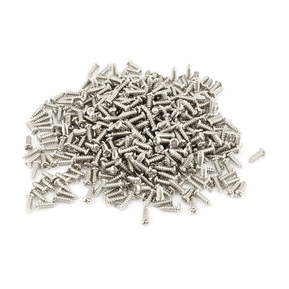 Harfington 400pcs Magnetic Crosshead Phillips Pan Head Screws Bolt M2.6 x 8mm