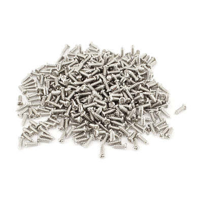 Harfington 400pcs Magnetic Crosshead Phillips Pan Head Screws Bolt M2.6 x 8mm