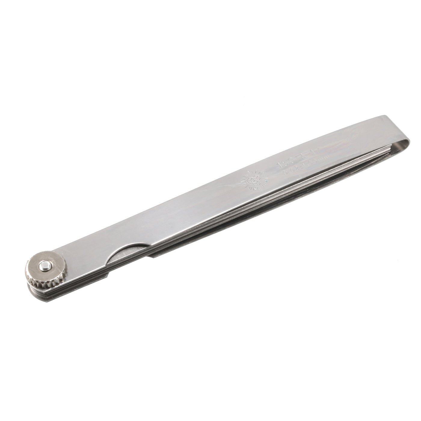 Harfington 0,02 bis 1 mm Dicke, metrische Füller-Fühlerlehre, 15,2 cm lang