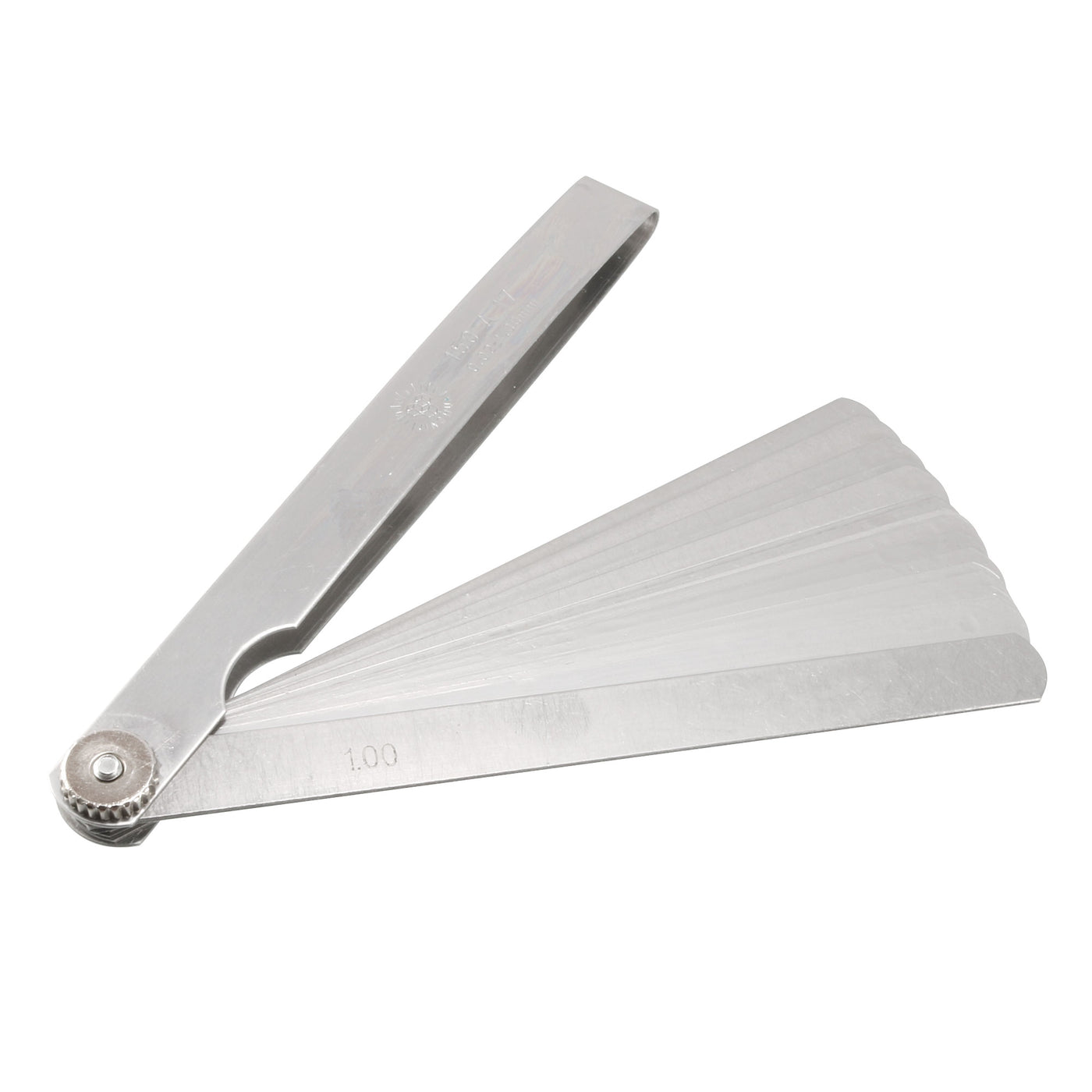 Harfington 0,02 bis 1 mm Dicke, metrische Füller-Fühlerlehre, 15,2 cm lang