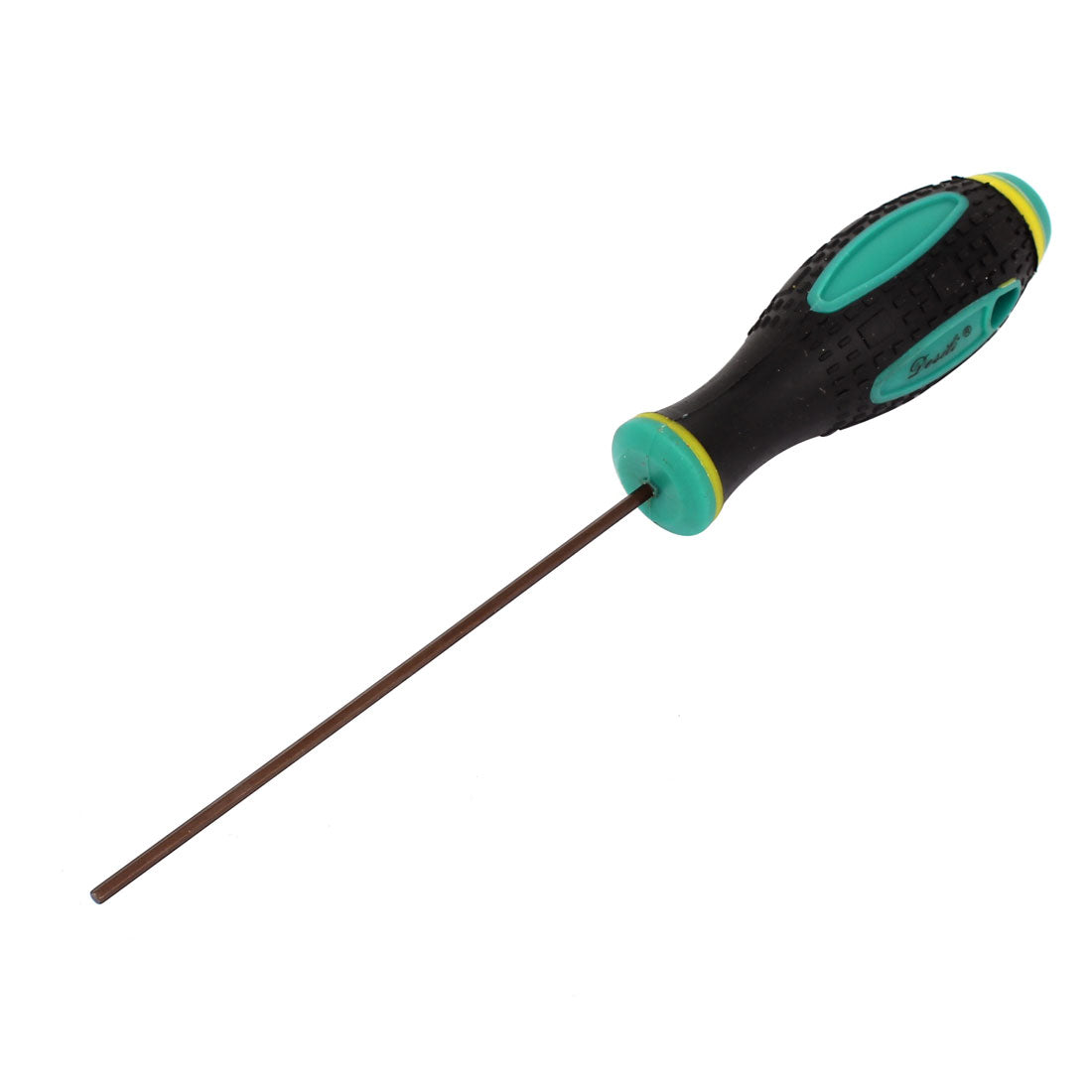 Harfington Repair Tool Plastic Nonslip Handle 100mm x H2 2mm Hex Magnetic Tip Screwdriver