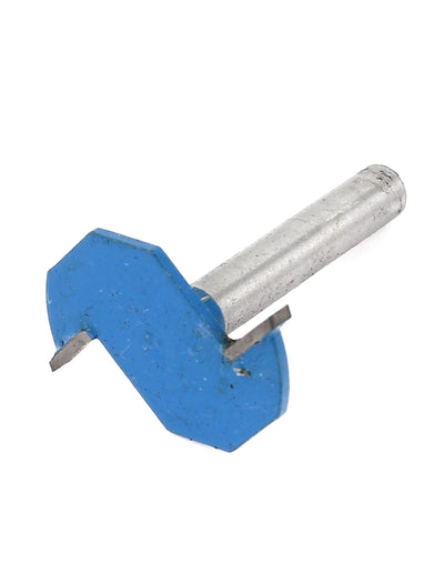 Harfington Woodworking 1/4" x 1/8" Straight Shank Slot Undercut Router Bits Cutter 40mm Long