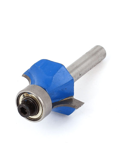 Harfington 1/4" x 1/2" End Bearing Corner Rounding Round Over Router Bit Tool 53mm Long