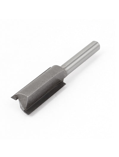Harfington 67mm Long Round Shank Dual Flutes Straight Router Bit 1/4" x 1/2" for Carpenter