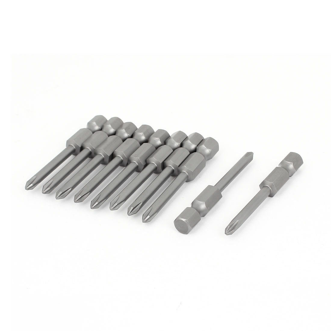 Harfington 2" x 1/4" 3.5mm PH1 Magnetic Crosshead Phillips Screwdriver Bits 10pcs