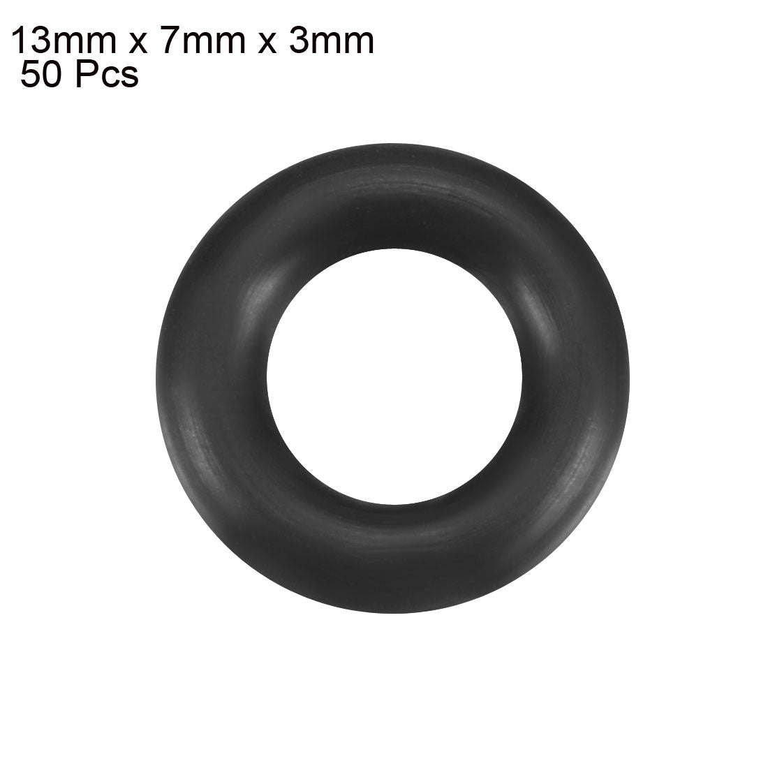 Harfington Nitrile Rubber O-Rings, Metric Buna-N Sealing Gasket 50Pcs