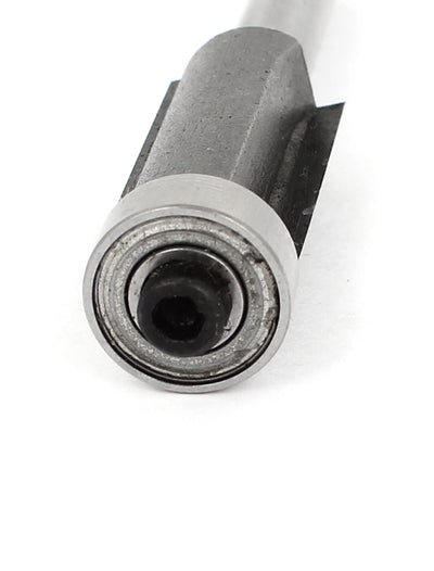 Harfington Carpenter 25mm Long Flute Double Edged Flush Trim Router Bit Cutter 1/4" x 1/2"