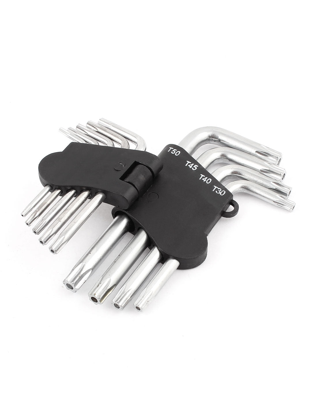 Harfington 9 in 1 L-Shaped Metal T10-T50 Torx Key Wrench Hand Tool Set