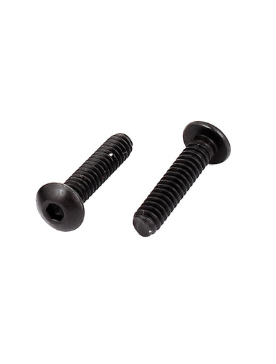 Harfington #6-32 x 5/8" UNC Alloy Steel Hex Socket Button Head Machine Screws Black 20 Pcs