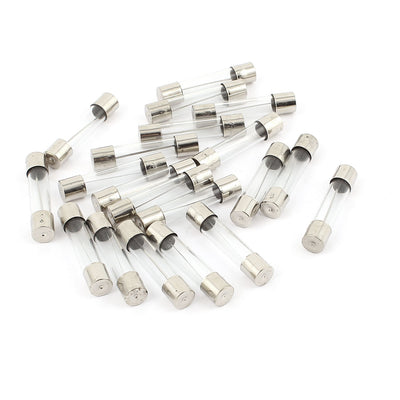 Harfington 12Pcs Quick Blow Fast Acting Low Breaking Capacity Cartridge Glass Tube Fuse 6x30mm 13Amp 250V