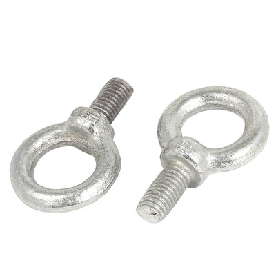 Harfington 2 Pcs Metal M10 10mm Thread Eye Nut Ring Lifting Eyebolt