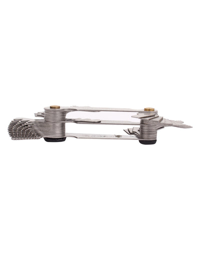 Harfington 0.25mm-6mm Metric 60 Degree 4G-62G Whitworth 55 Degree Screw Thread Pitch Measure Gauge