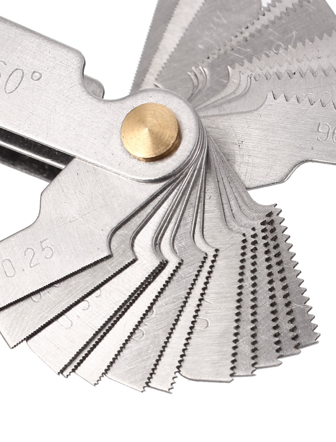 Harfington 0.25mm-6mm Metric 60 Degree 4G-62G Whitworth 55 Degree Screw Thread Pitch Measure Gauge