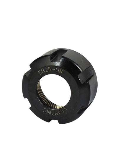 Harfington M32 x 1.5mm Thread ER25UM Clamping Nut Black for CNC Milling Collet Chuck Holder Lathe