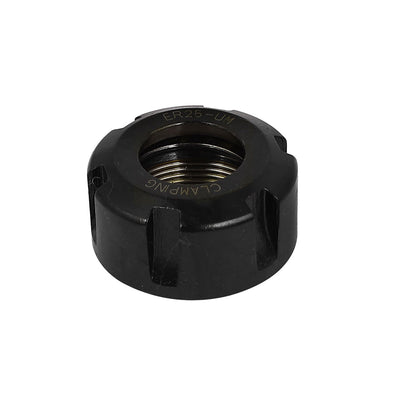 Harfington M32 x 1.5mm Thread ER25UM Clamping Nut Black for CNC Milling Collet Chuck Holder Lathe