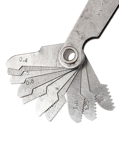 Harfington 0.4mm-6mm Metric 60 Degree Screw Thread Pitch Measure Gauge
