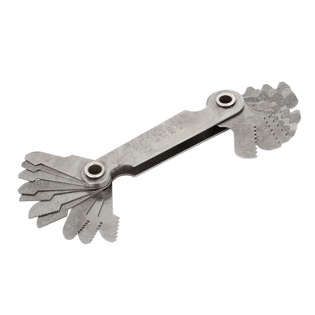 Harfington 0.4mm-6mm Metric 60 Degree Screw Thread Pitch Measure Gauge