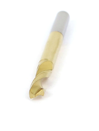 Harfington 3.0mm Tip 1/8" Shank TiN-Coated Carbide 2-Flute Micro CNC PCB Drill Bits 5pcs