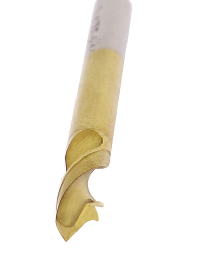 Harfington 3.175mm Tip 1/8" Shank TiN-Coated Carbide 2-Flute Micro CNC PCB Drill Bits 5pcs