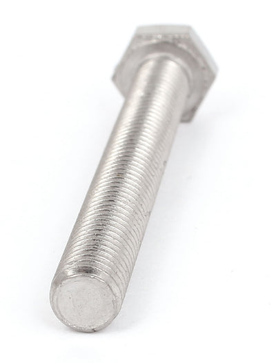 Harfington M8 x 65mm Metric A2 Stainless Steel Fully Threaded Hex Hexagon Head Screw Bolt 5 Pcs