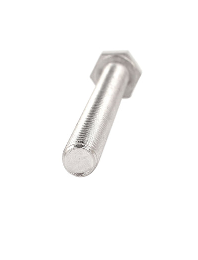 Harfington M10 x 85mm Metric A2 Stainless Steel Fully Threaded Hex Hexagon Head Screw Bolt 5 Pcs