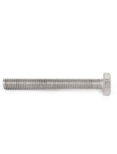 Harfington M10 x 85mm Metric A2 Stainless Steel Fully Threaded Hex Hexagon Head Screw Bolt 5 Pcs