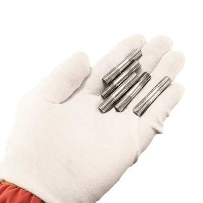 Harfington M8 x 40mm Metric A2 Stainless Steel Double End Threaded Stud Screw Bolt 5 Pcs