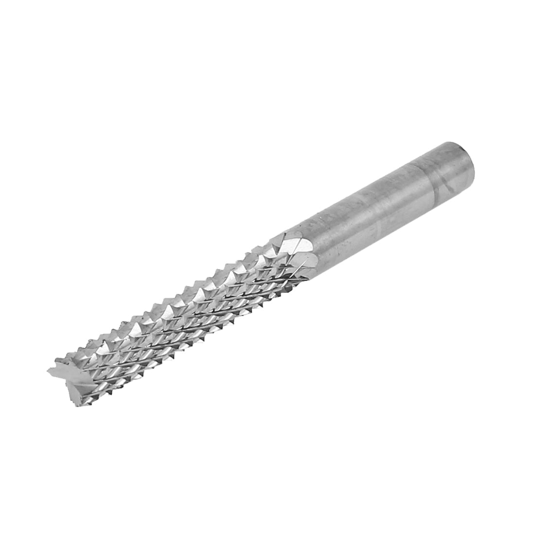 Harfington 6mmx32mmx6mm Double Cut CNC PCB Carbide End Mill Engraving Drill Bit 60mm Long