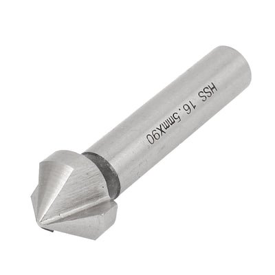 Harfington HSS 16.5x10mm 90 Degree Chamfer Milling Cutter Countersink Router Bits