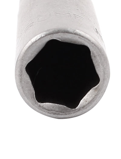 Harfington 5 Pcs 10mm Hex Socket Screw Driver Bits Tool Gray 80mm Long