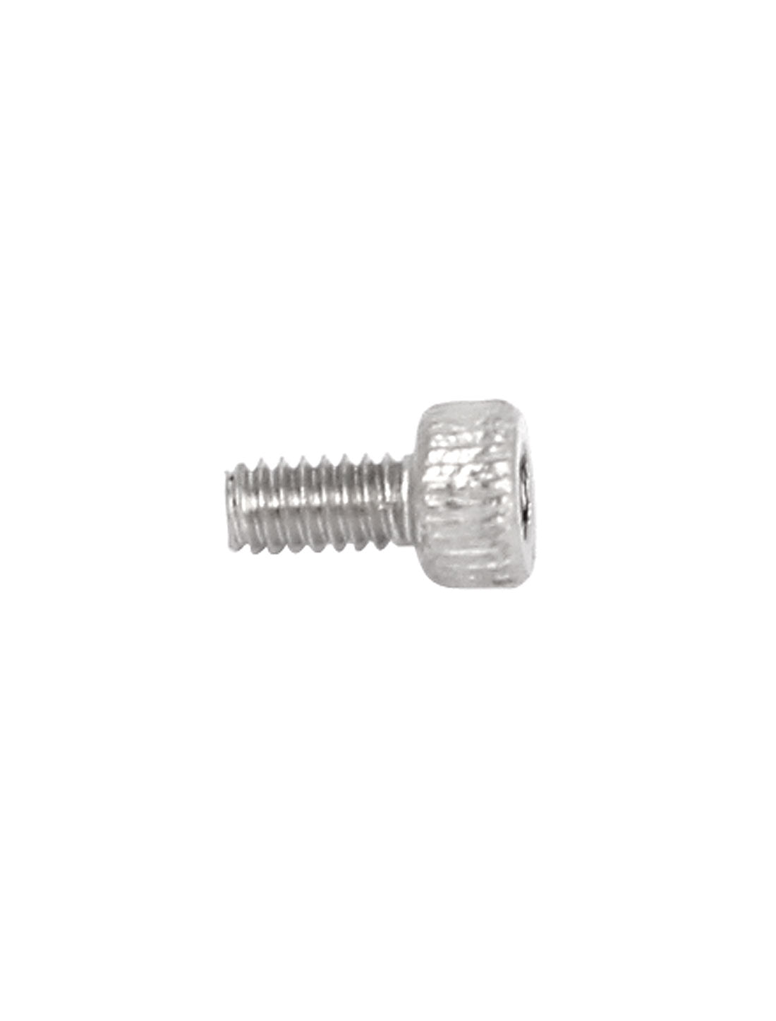 Harfington M2x4mm Thread Stainless Steel Hex Key Socket Head Knurl Cap Screws Bolts 100pcs